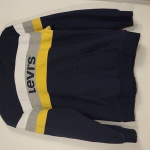 LEVI Logo Pullover Hoodie Blue Boys XL